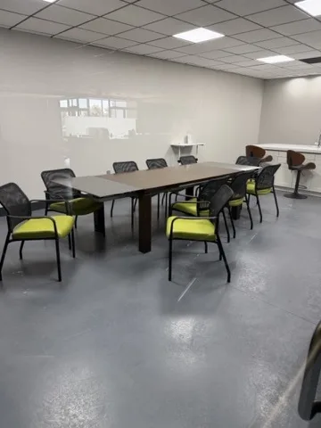 Counseling room interior at the Valor Medica site.